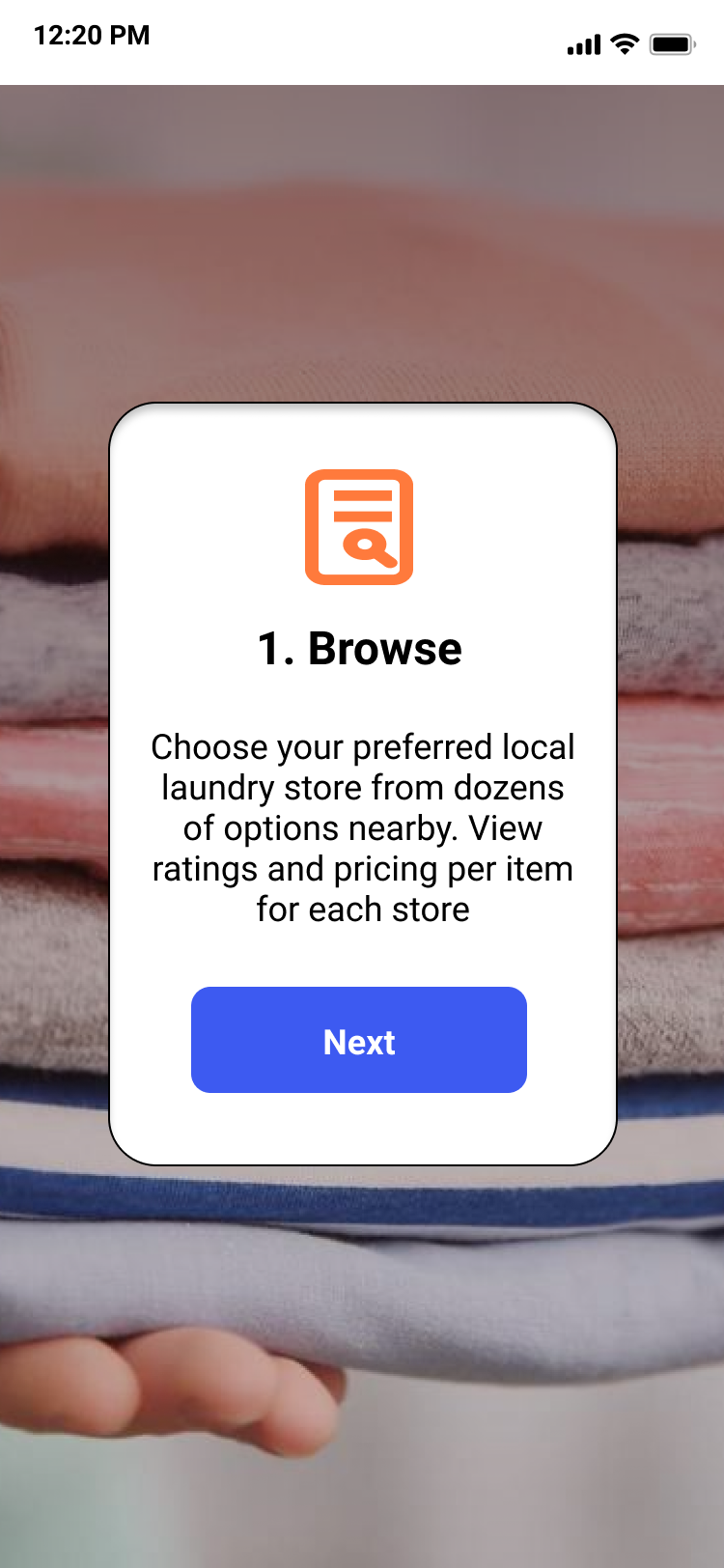 clean kangaroo laundry app banner image