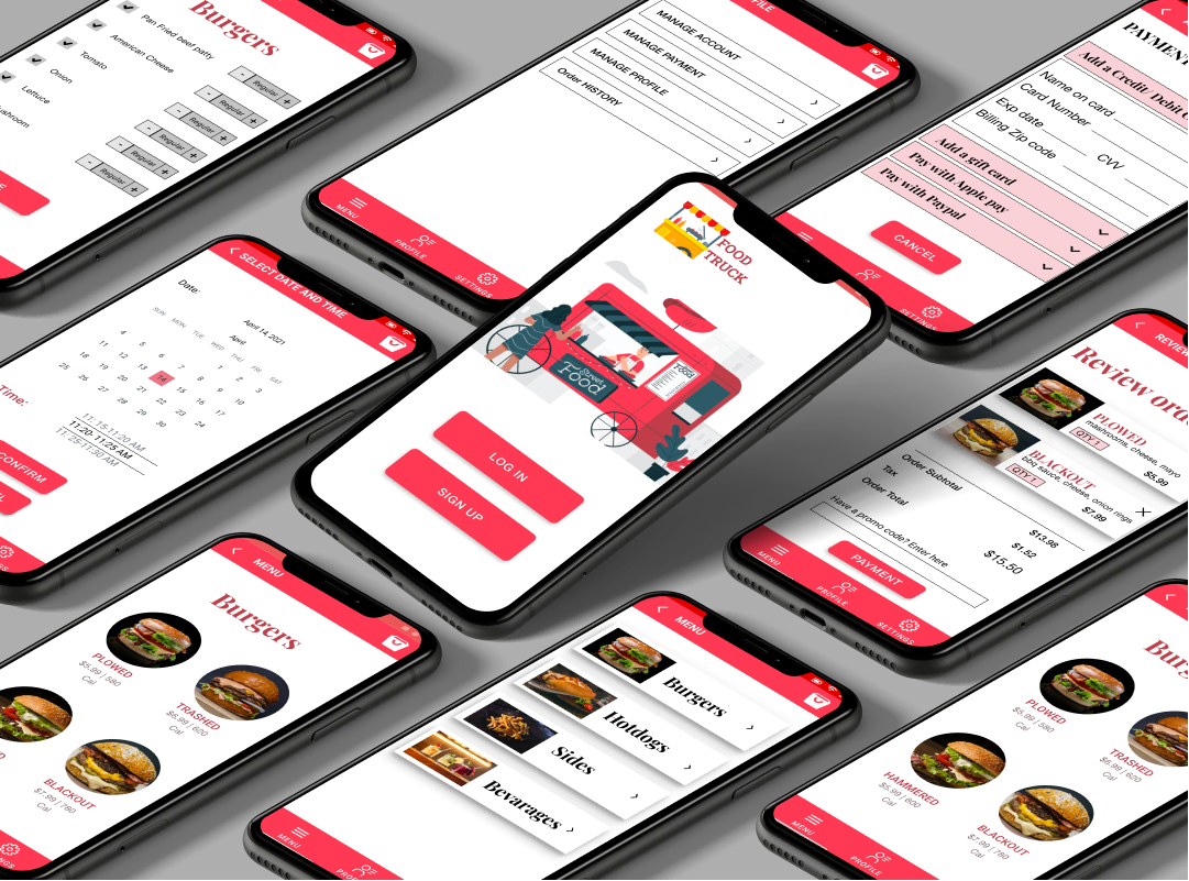 food cart app banner image